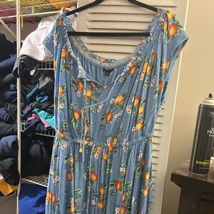 Torrid size 1 orange dress